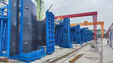 风电混塔管片模具-风电混塔模具-装配式混塔模具